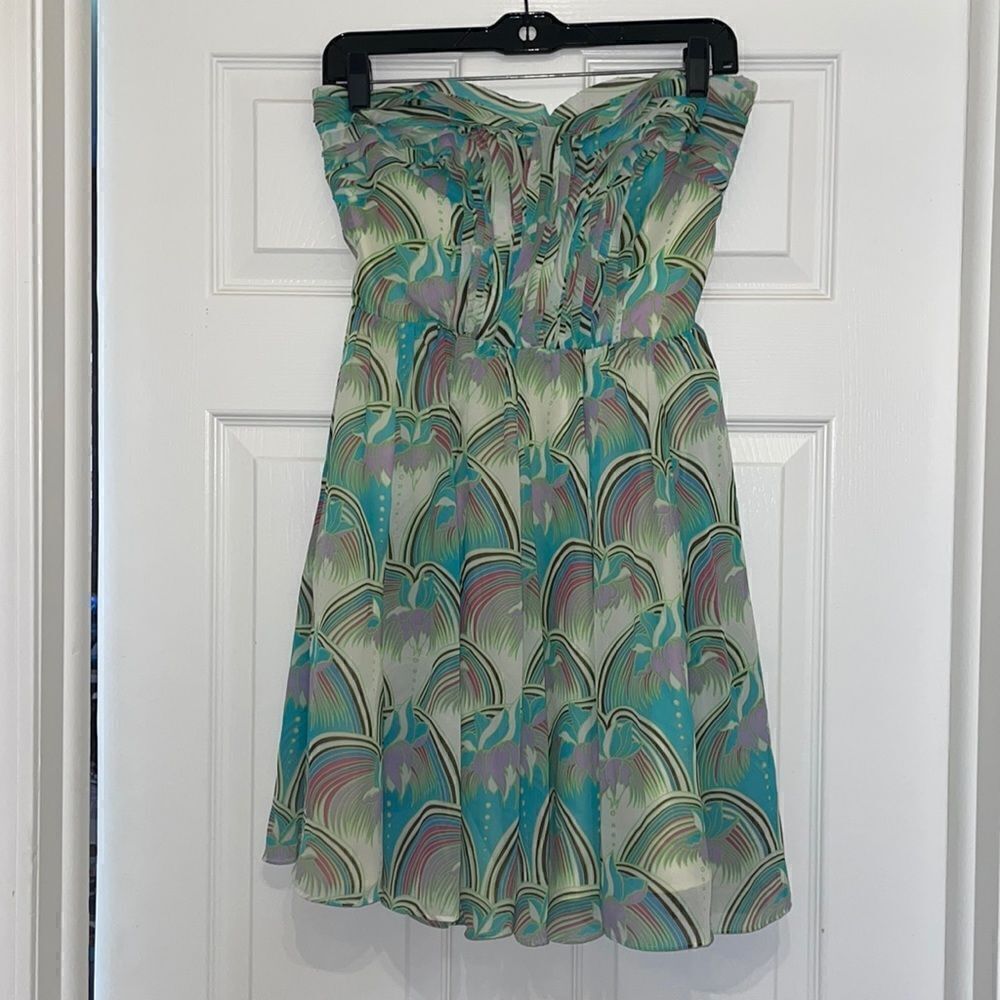 ✨MM Couture by Miss Me Strapless Floral Dress